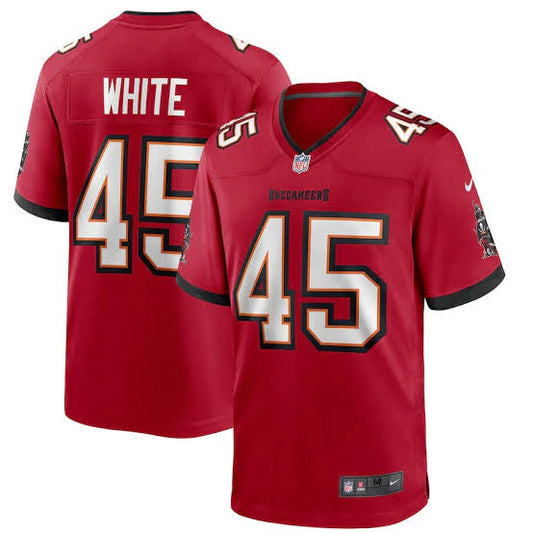 Devin White Tampa Bay Buccaneers Official Red NFL NIKE Jersey