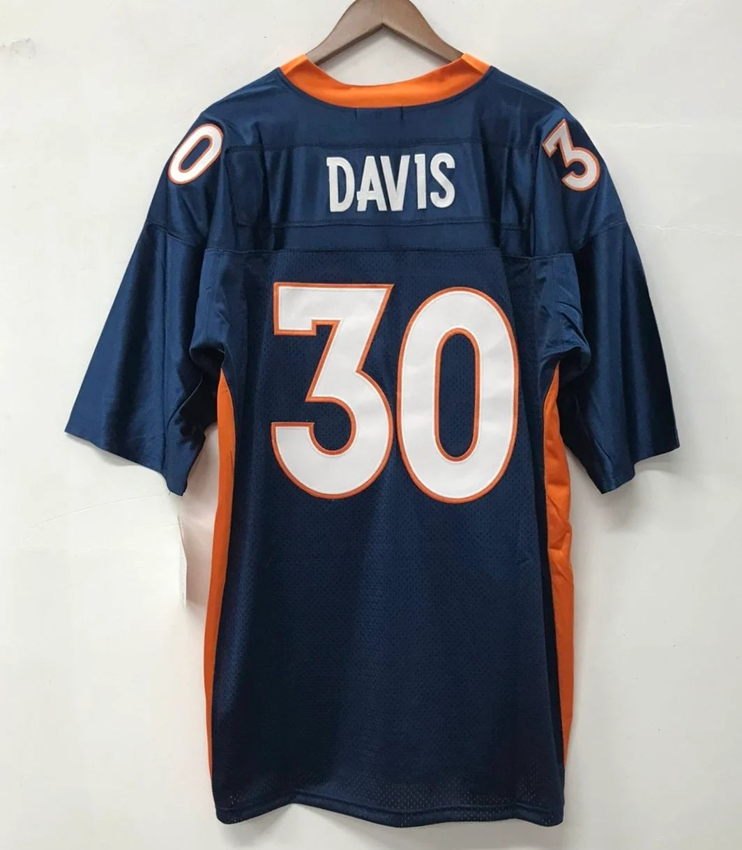 Terrell Davis Mitchell & Ness Denver Broncos Jersey Blue