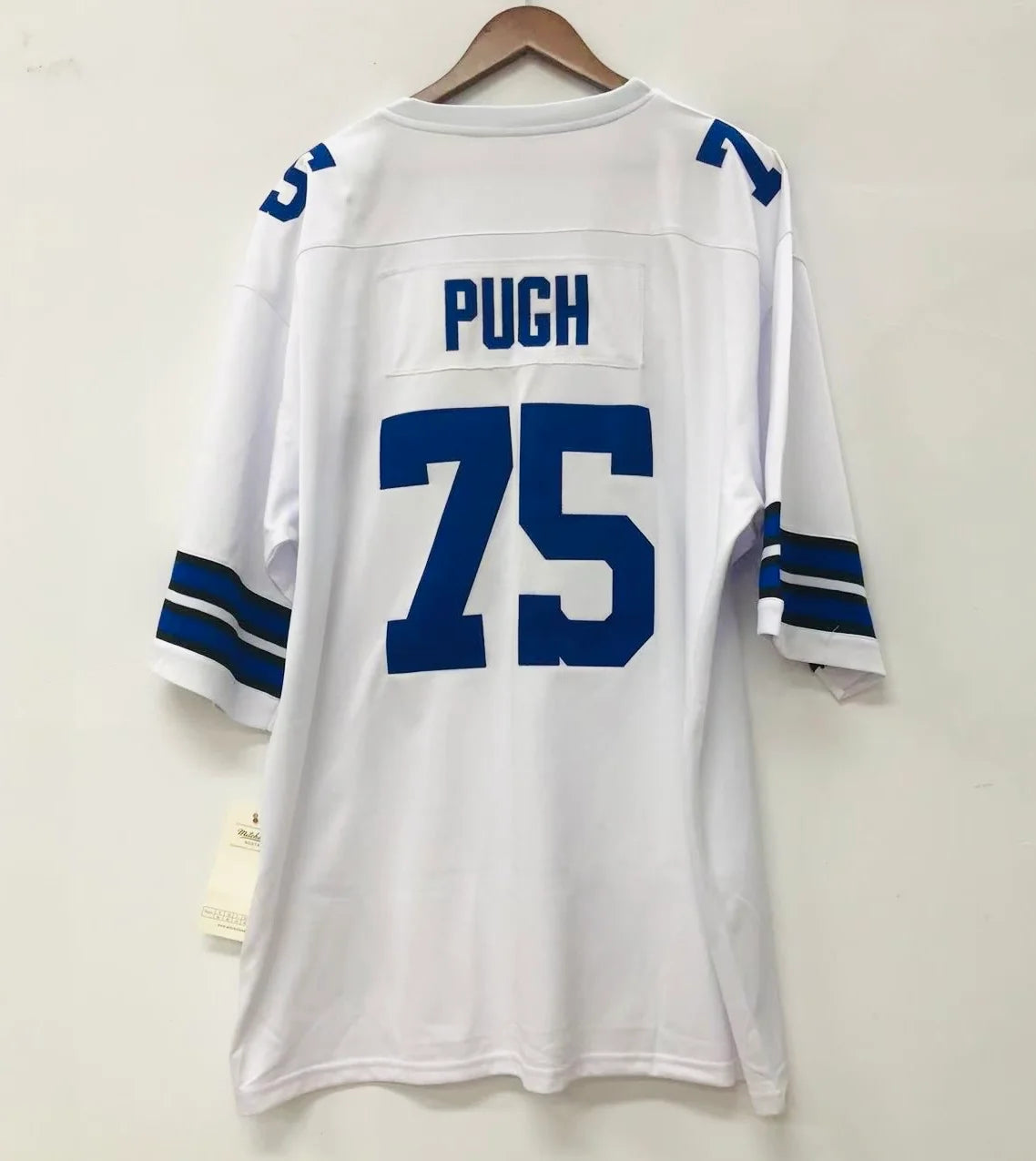 Jethro Pugh Dallas Cowboys Official NFL Jersey white Mitchell & Ness