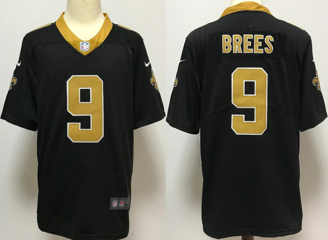 Drew Brees YOUTH KIDS New Orleans Saints Official NFL Nike Jersey black