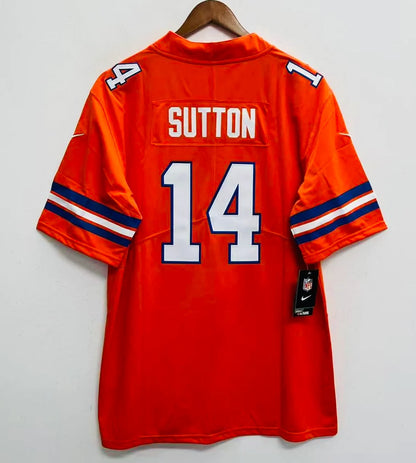 Courtland Sutton Denver Broncos NFL Jersey Nike Orange retro