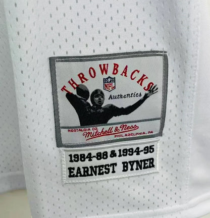 Earnest Byner Cleveland Browns Official NFL Mitchell & Ness Jersey white