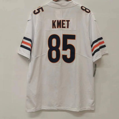 Cole Kmet Chicago Bears Official NFL Nike Jersey white