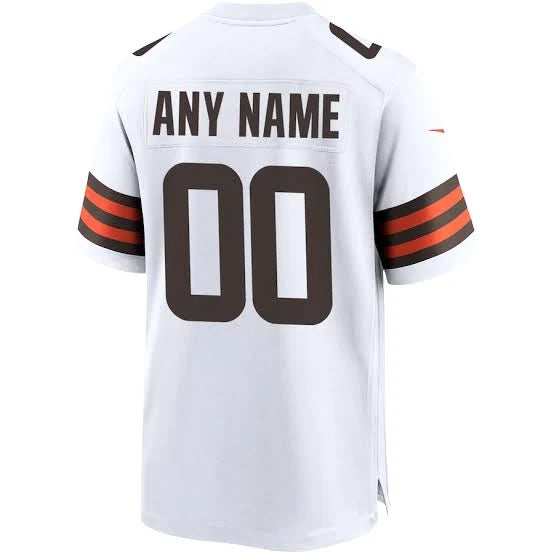 Any Name & Number YOUTH KIDS Cleveland Browns Official NFL Nike Jersey white