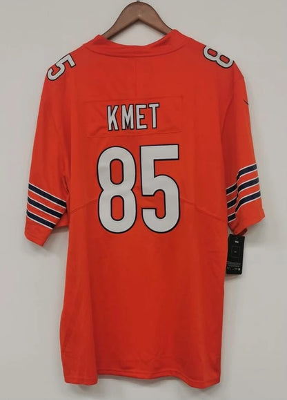 Cole Kmet Chicago Bears Official NFL Nike Jersey orange