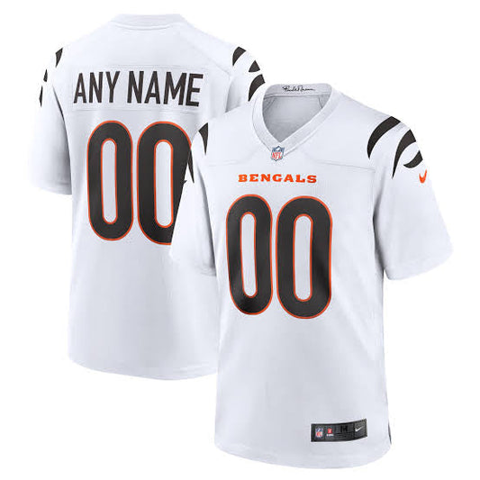 Cincinnati Bengals Any Name & Number customized YOUTH KIDS Official NFL Jersey white
