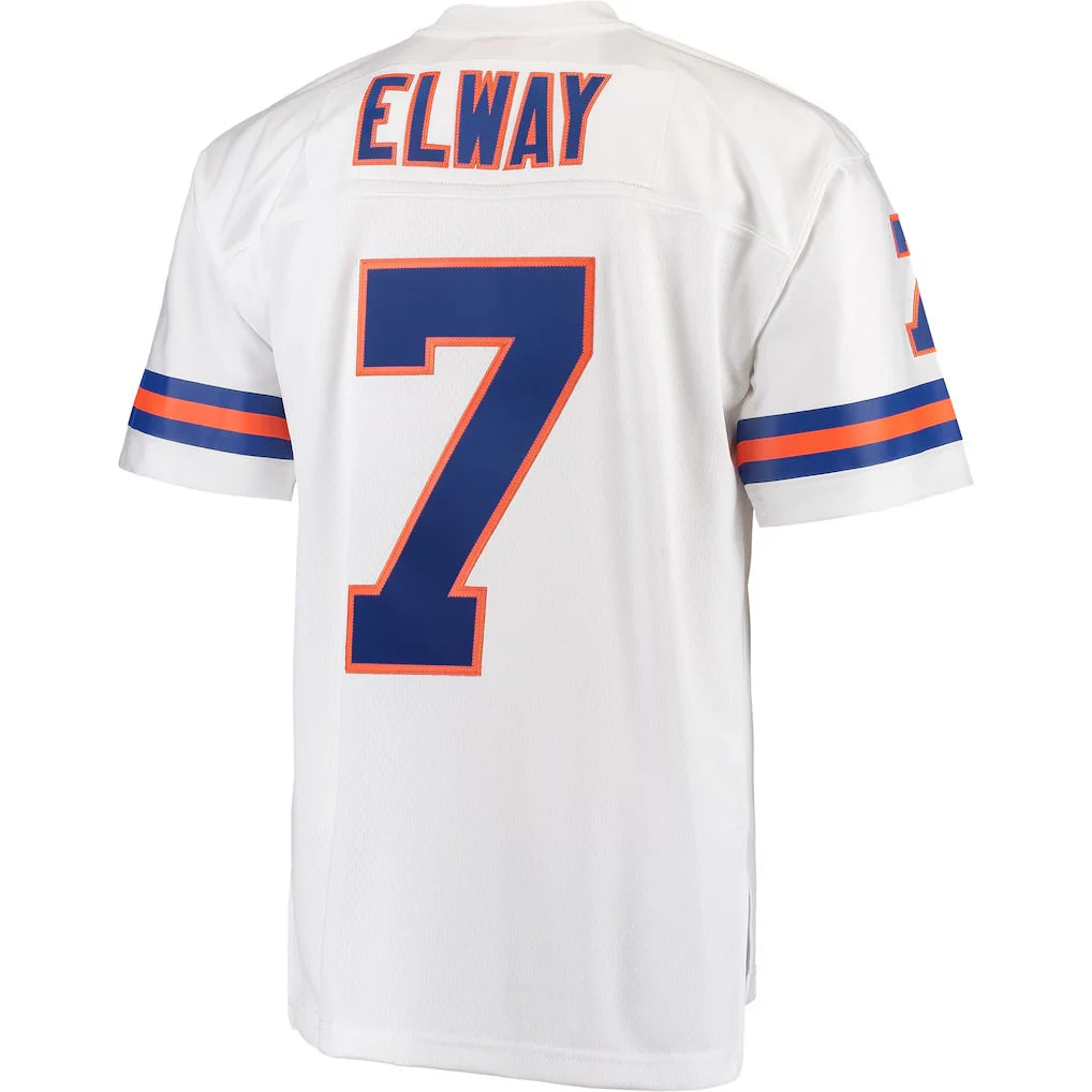John Elway 1990 Denver Broncos Official NFL Mitchell & Ness Jersey white