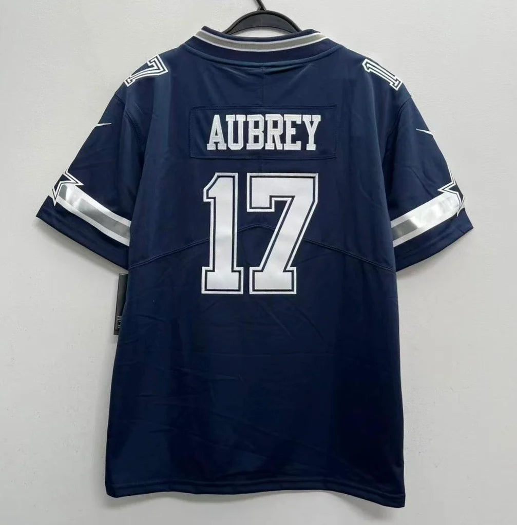 Brandon Aubrey YOUTH KIDS Dallas Cowboys Official NFL Jersey Navy blue