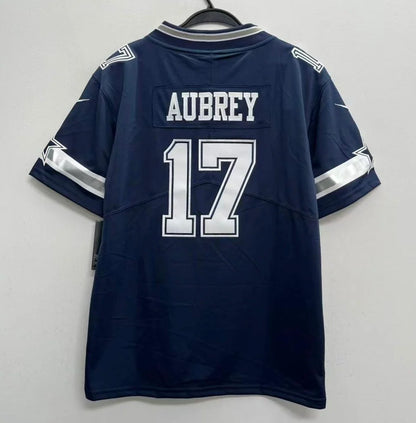 Brandon Aubrey YOUTH KIDS Dallas Cowboys Official NFL Jersey Navy blue
