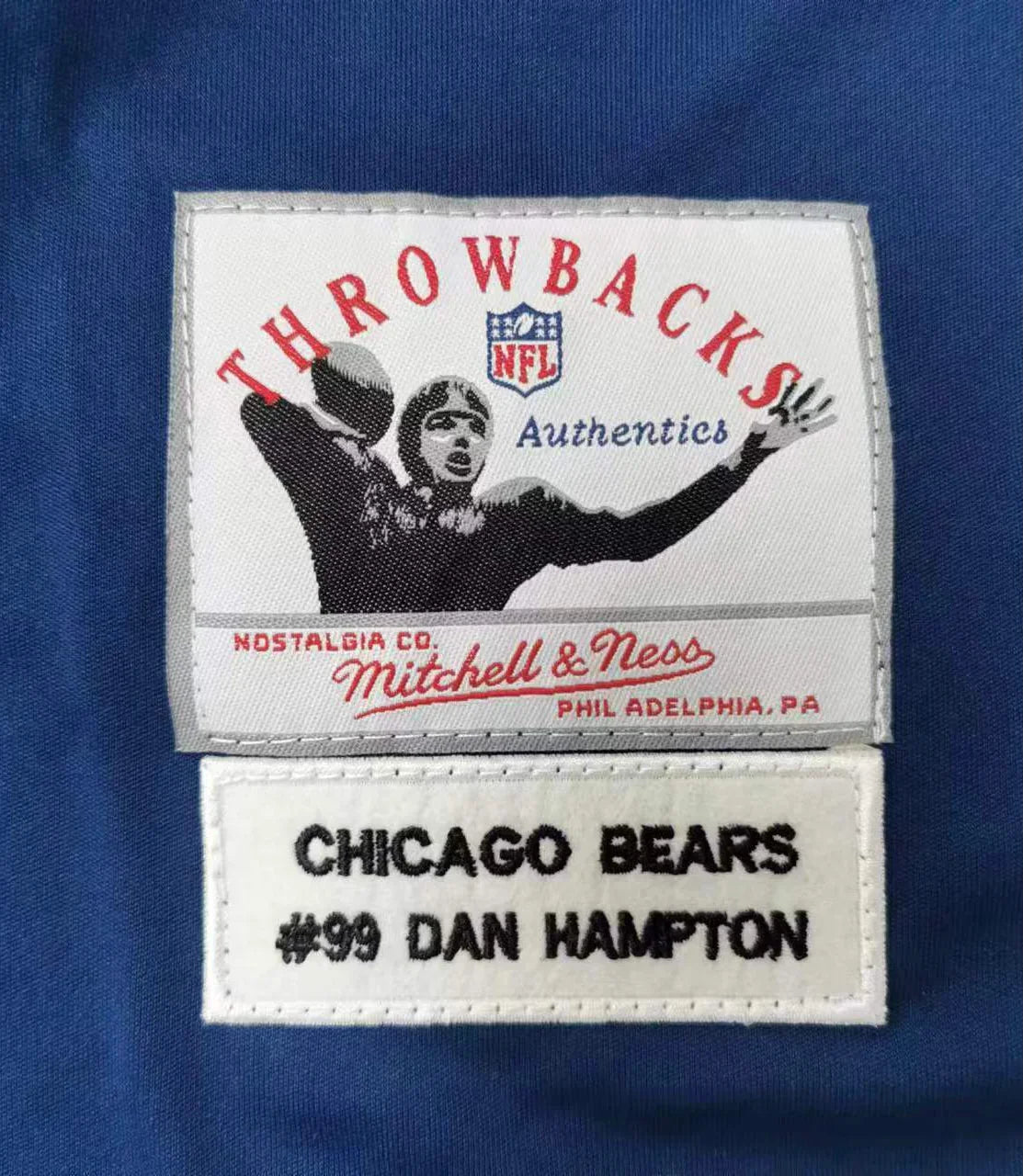 Dan Hampton Chicago Bears Official NFL Jersey Mitchell & Ness