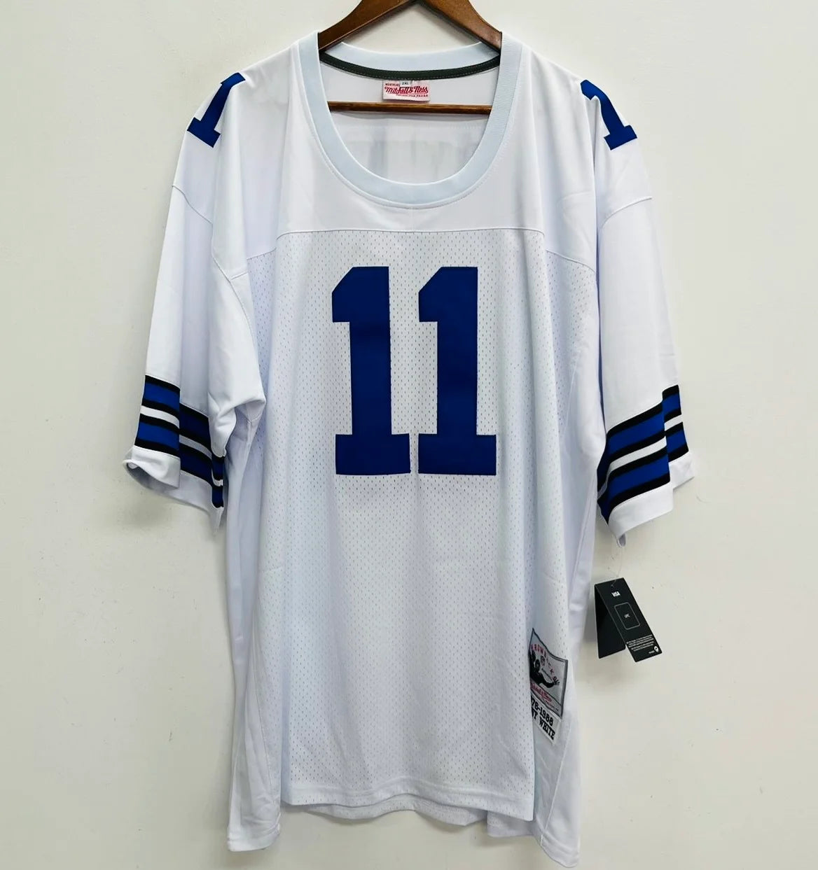 Danny White Dallas Cowboys Official NFL Jersey Mitchell & Ness white