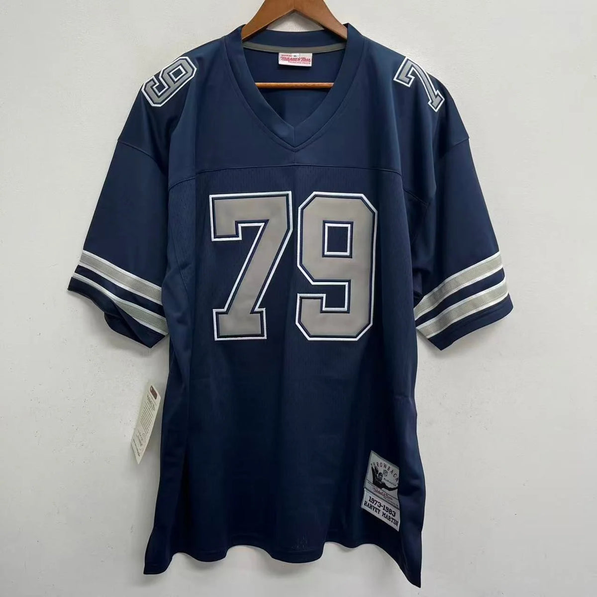 Harvey Martin Dallas Cowboys Official NFL Jersey dark blue Mitchell & Ness