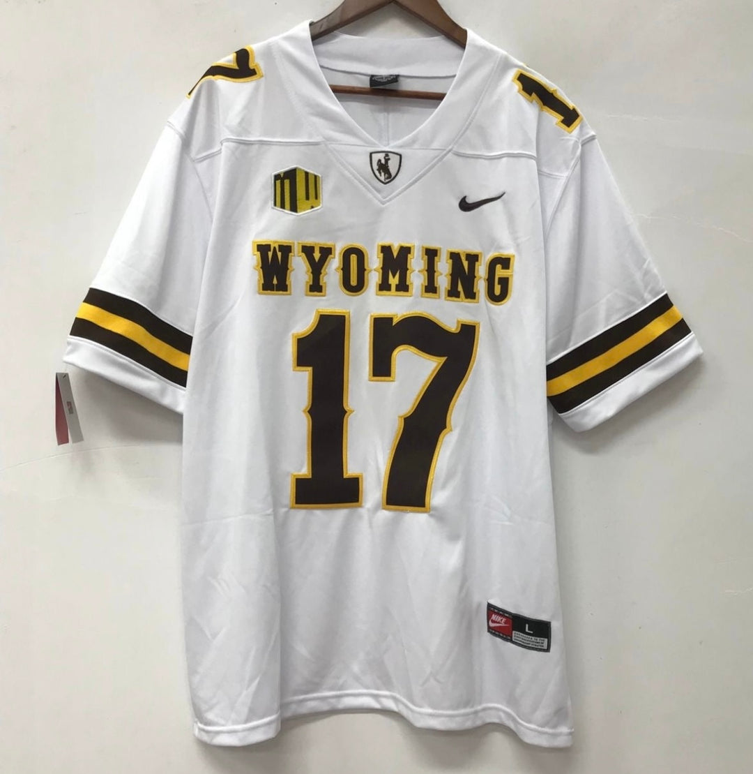 Josh Allen YOUTH KIDS Wyoming Cowboys Official NCAA Nike Jersey White