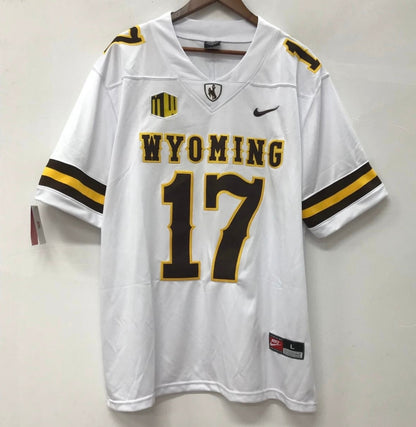 Josh Allen YOUTH KIDS Wyoming Cowboys Official NCAA Nike Jersey White