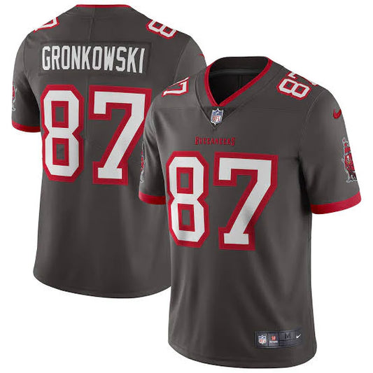Rob Gronkowski Tampa Bay Buccaneers YOUTH KIDS Official Nike Jersey pewter color