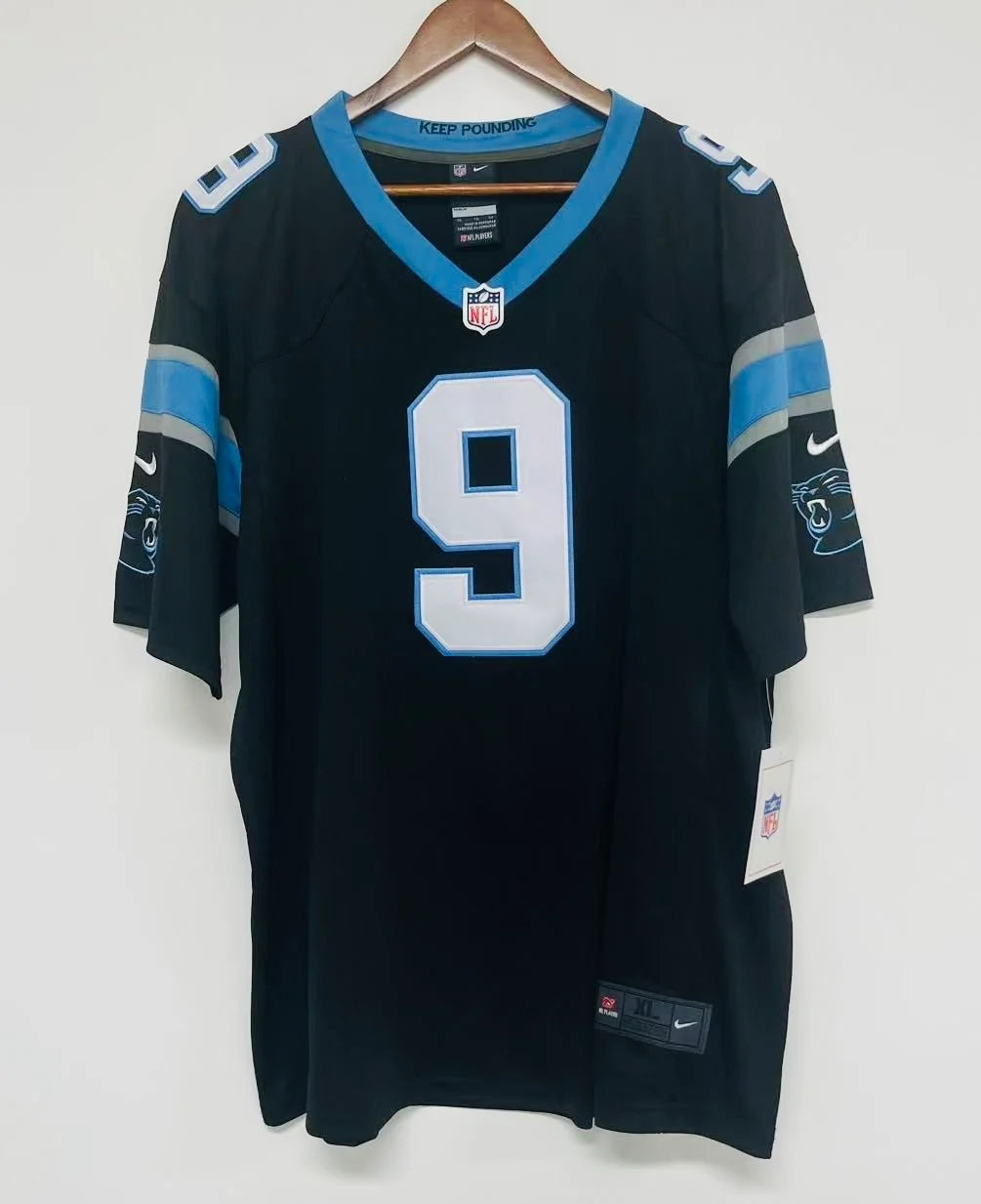 Bryce Young Carolina Panthers Official NFL NIKE Jersey Black