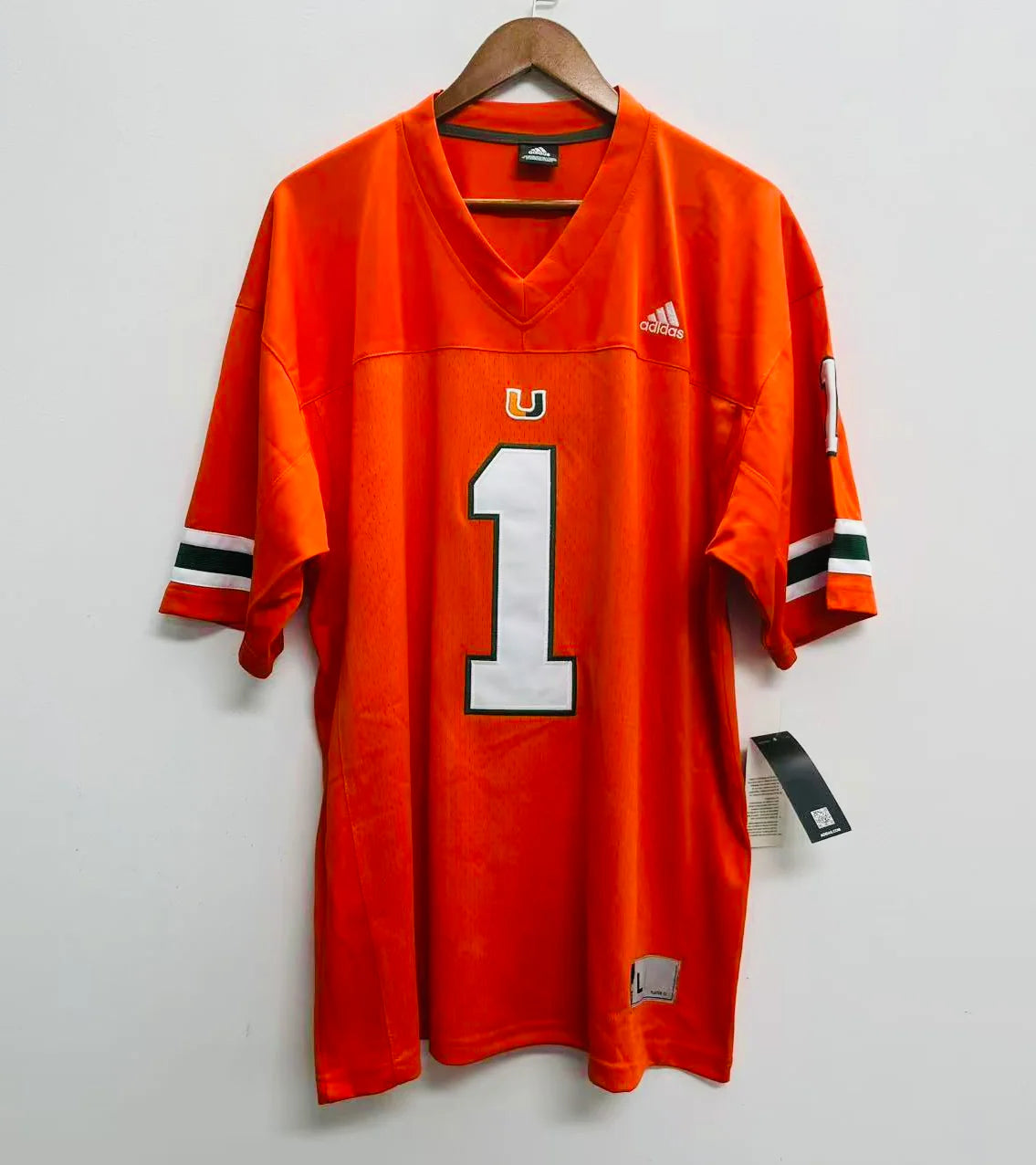 Cam Ward YOUTH KIDS Miami Hurricanes Official NCAA Adidas Jersey