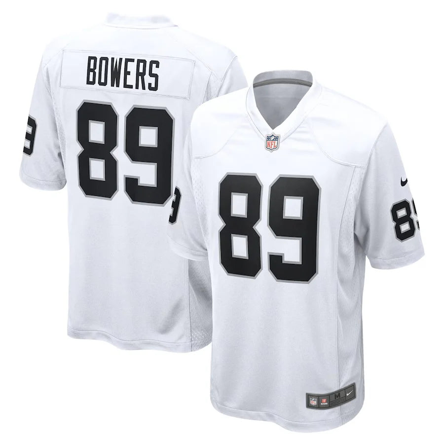 Brock Bowers YOUTH KIDS Las Vegas Raiders Official NFL Nike Jersey white