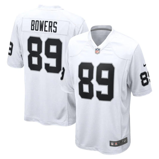 Brock Bowers YOUTH KIDS Las Vegas Raiders Official NFL Nike Jersey white