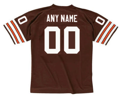 Any name & Number Classic Cleveland Browns NFL Mitchell & Ness custom made jersey