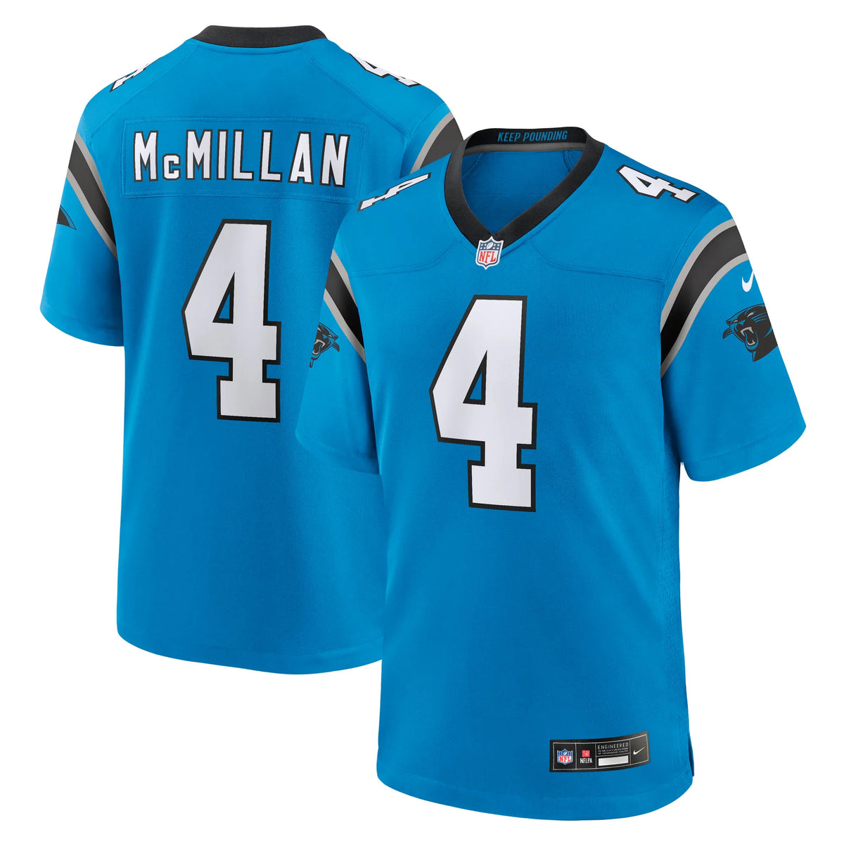Tetairoa McMillan Carolina Panthers Official NFL NIKE Jersey