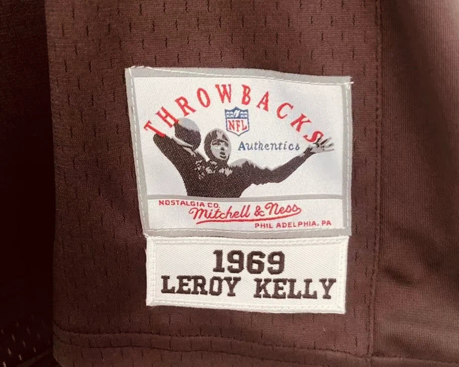 Leroy Kelly 1969 Cleveland Browns Official NFL Mitchell & Ness Jersey