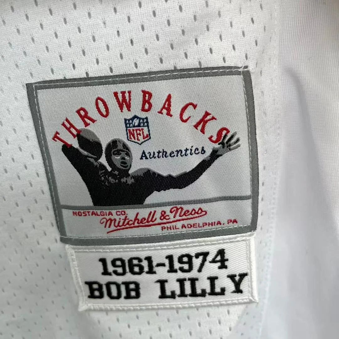 Bob Lilly Dallas Cowboys Official NFL Jersey Mitchell & Ness white