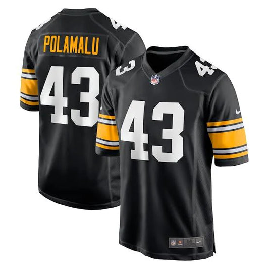 Troy Polamalu Youth Pittsburgh Steelers Official NFL Nike Jersey black