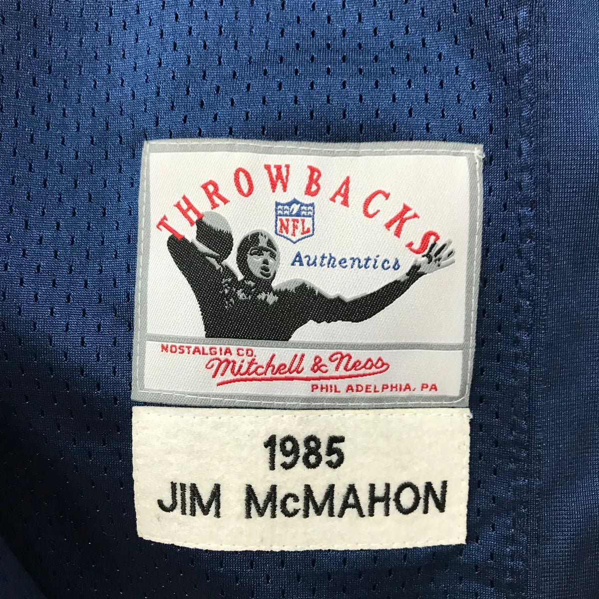 Jim McMahon Mitchell & Ness Official NFL Chicago Bears Jersey