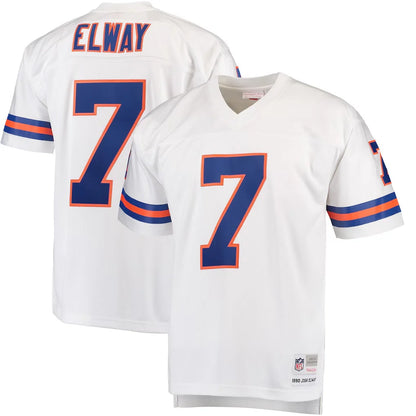 John Elway 1990 Denver Broncos Official NFL Mitchell & Ness Jersey white