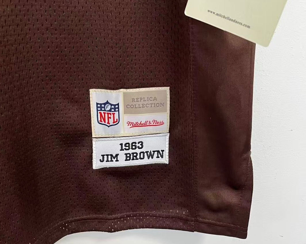 Jim Brown 1963 Cleveland Browns Official NFL Mitchell & Ness Jersey