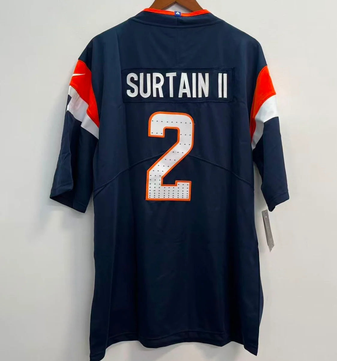 Patrick Surtain II Denver Broncos Official NFL NIKE Jersey blue