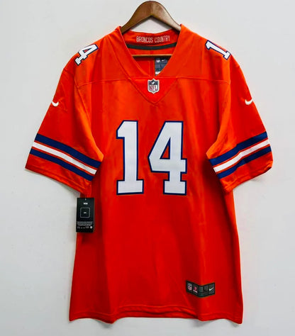 Courtland Sutton Denver Broncos NFL Jersey Nike Orange retro