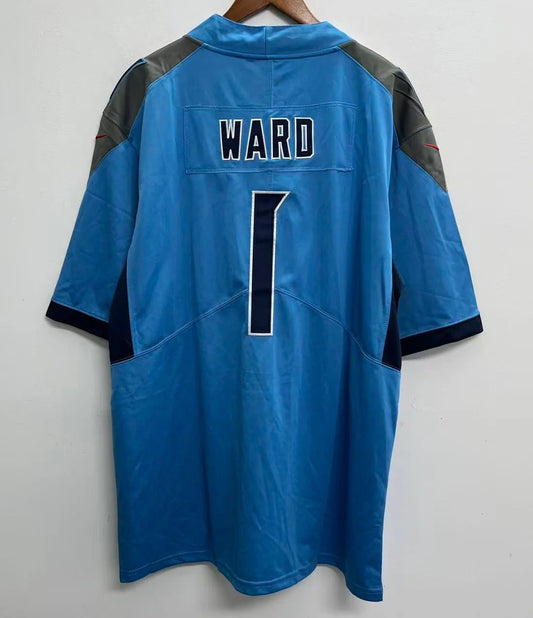 Cam Ward YOUTH KIDS Tennessee Titans Official NFL Nike Jersey light blue