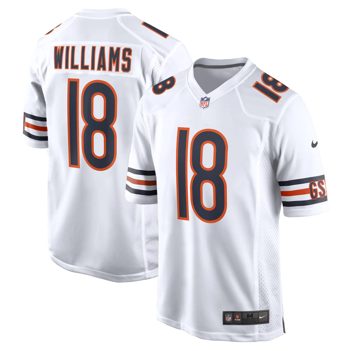 Caleb Williams YOUTH KIDS Chicago Bears Official NFL Nike Jersey white