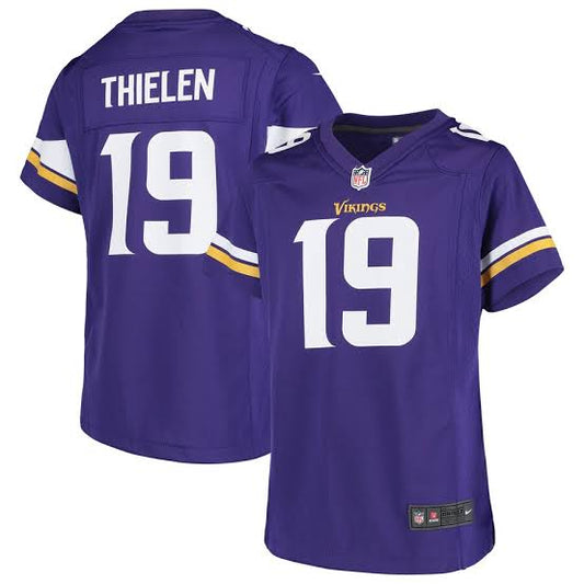 Adam Thielen YOUTH KIDS Minnesota Vikings Official NFL Jersey Purple