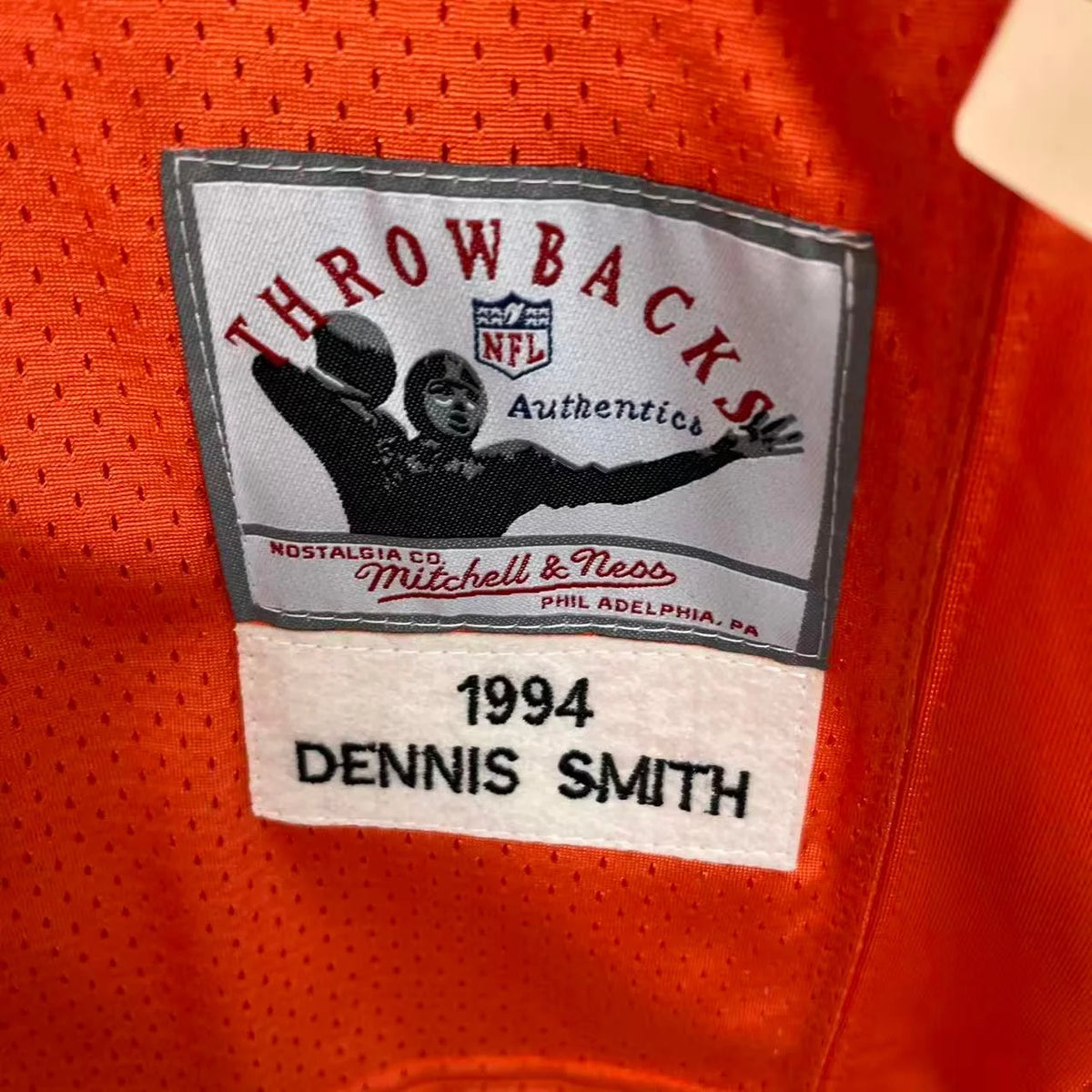Dennis Smith 1994 Denver Broncos Mitchell & Ness Jersey