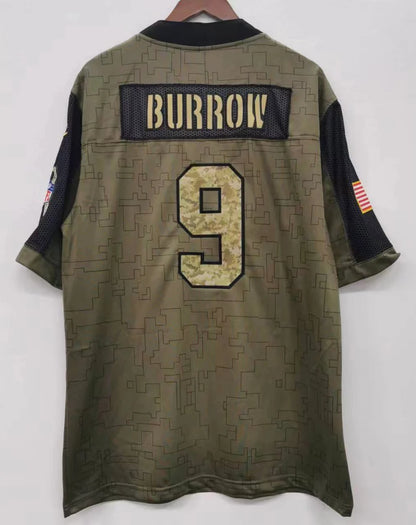 Joe Burrow Cincinnati Bengals military salute to service Jersey