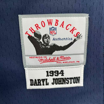 Daryl Johnston Dallas Cowboys 1994 Official NFL Jersey white Mitchell & Ness