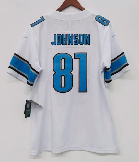 Calvin Johnson YOUTH KIDS Detroit Lions Official NFL Jersey white