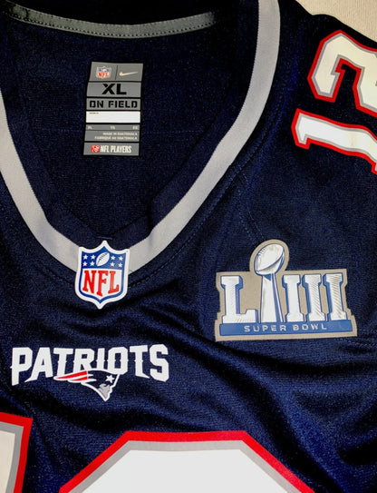 Tom Brady New England Patriots YOUTH KIDS Official Nike Super Bowl LIII Jersey