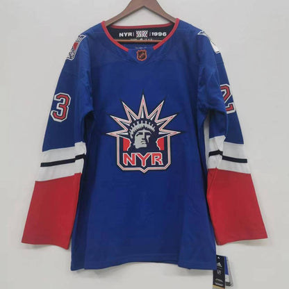 Adam Fox New York Rangers Jersey Statue of Liberty