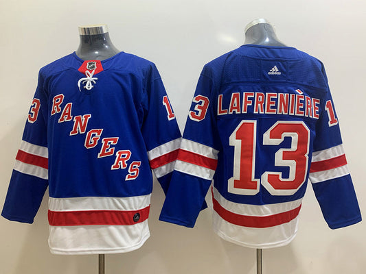 Alexis Lafreniere New York Rangers Official NHL Adidas Jersey Blue