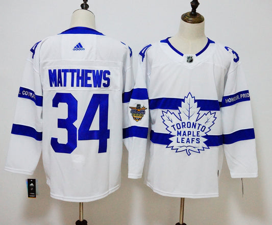 Auston Matthews Toronto Maple Leafs Official NHL Adidas Jersey white