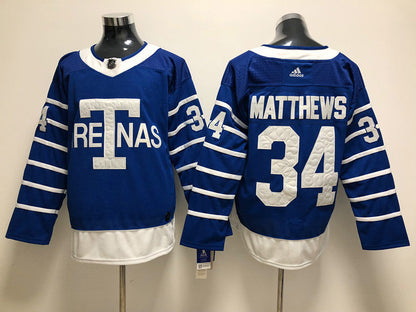 Auston Matthews Toronto Maple Leafs Official NHL Adidas Stadium Series 2018 Winter Classic Jersey