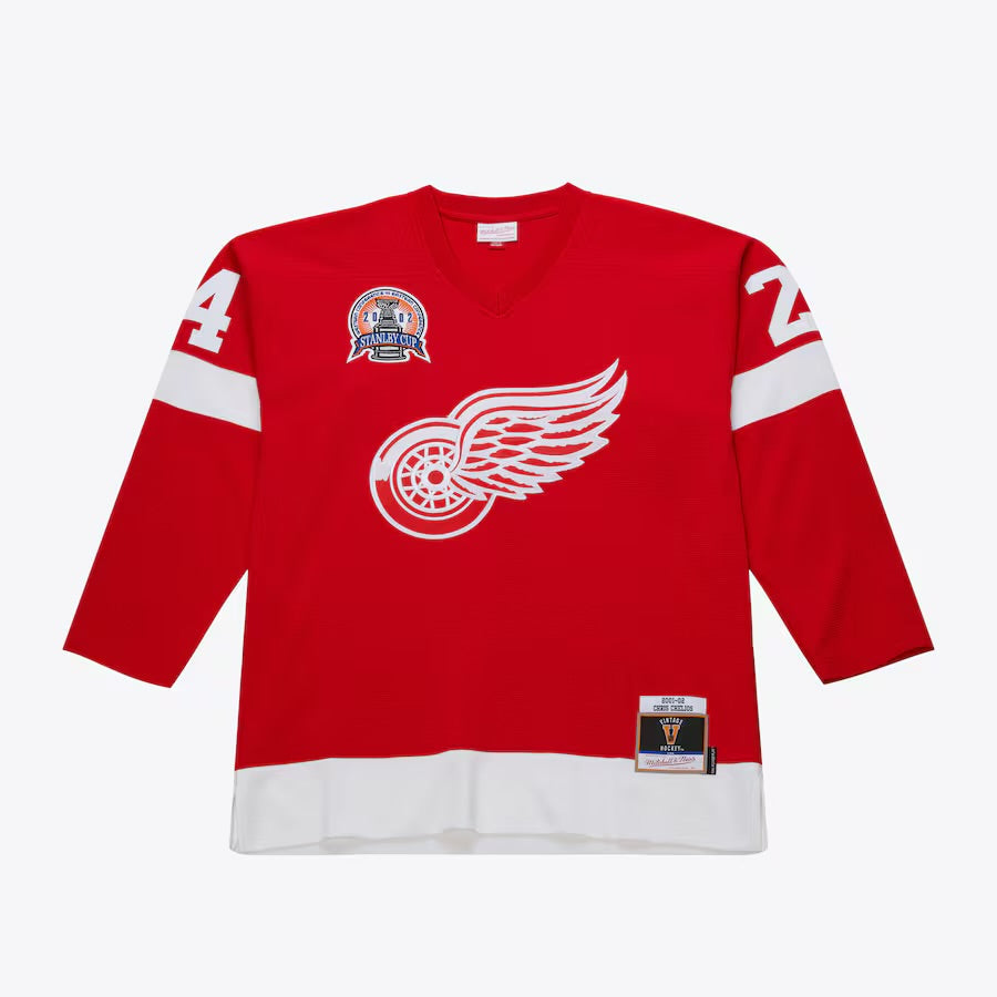 Chris Chelios Detroit Red Wings Official NHL Jersey Mitchell & Ness