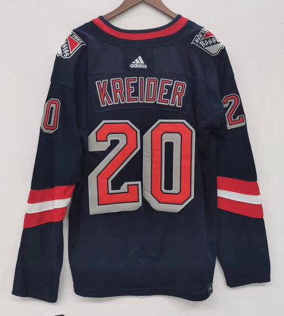 Chris Kreider New York Rangers Official NHL Adidas Jersey Statue of Liberty