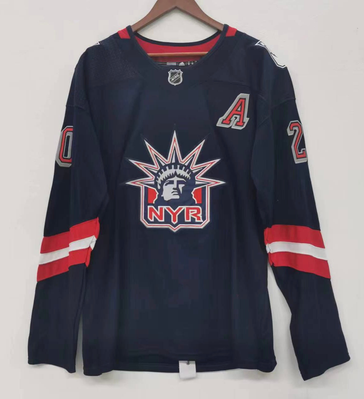 Chris Kreider New York Rangers Official NHL Adidas Jersey Statue of Liberty