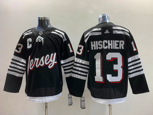 Nico Hischier New Jersey Devils Official NHL Adidas Jersey Black