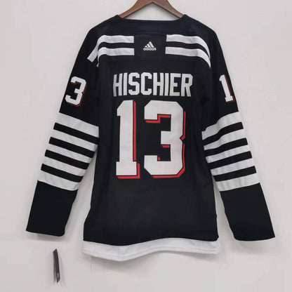Nico Hischier New Jersey Devils Official NHL Adidas Jersey Black